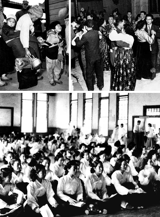 
	1951�� 2�� �λ����� �Ƕ� �� �ϰ���(���� �� ����). �Ҽ��� �ڵ����� �� ������������û(NARA)���� �߱��� �����̴�. 1951�� 8�� �λ꿡�� ���ȴ� ��ȭ���� ������(���� �Ʒ�). ���ÿ��� ��ٶ��� �Ͼ���. 1952�� �λ��� �米�� ����(���� �� ������).
